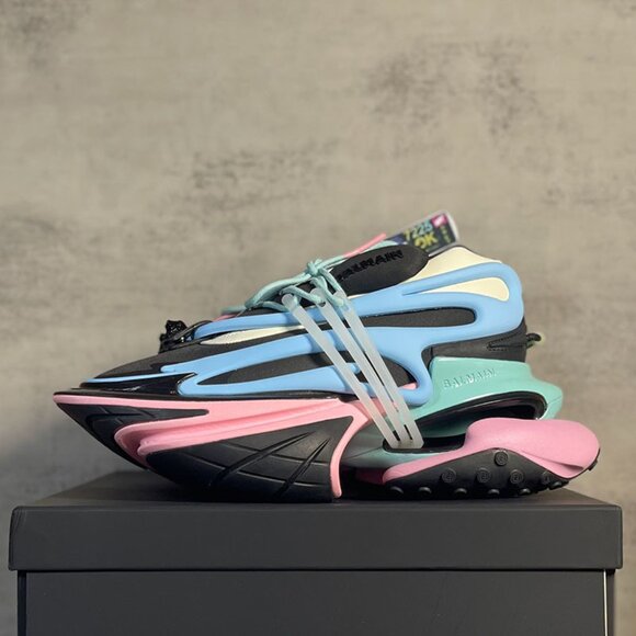 Balmain "Multicolor" Unicorn Low-Top Leather - Picture 9 of 9